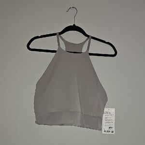Lululemon Nulu High-Neck Mesh-Hem Tank!! Sz Xlg! NWTS MUGR!! Beautiful!